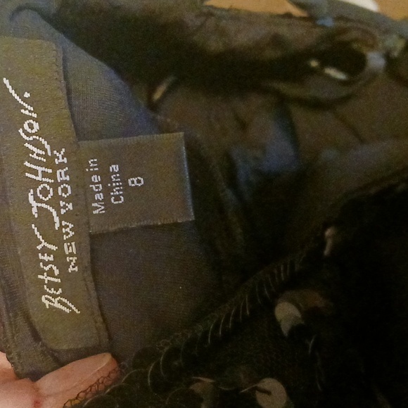 Vintage Betsy Johnson black cocktail dress - Picture 8 of 9